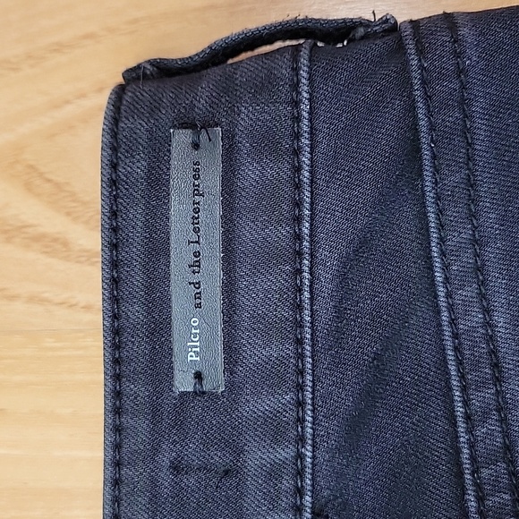 Pilcro for Anthropologie High-Rise Denim Legging in Washed Black - Picture 12 of 12